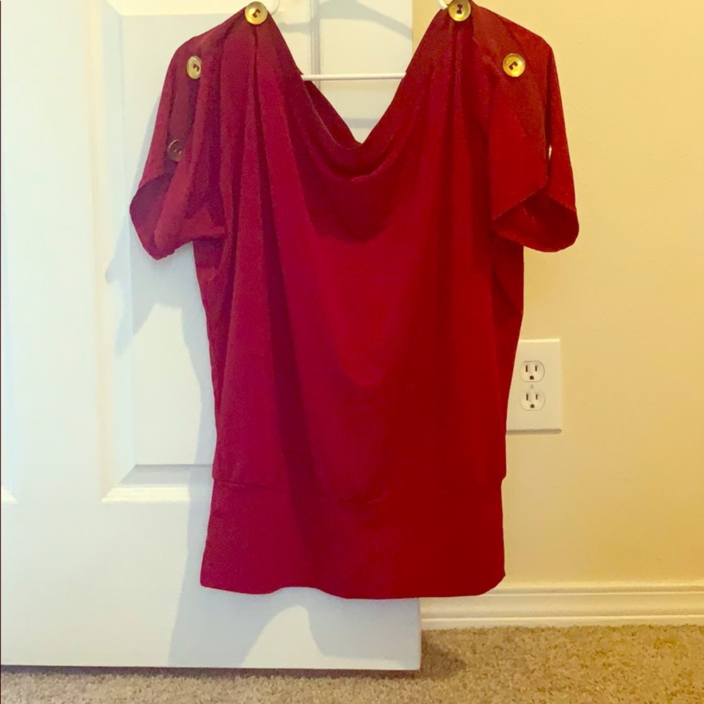 Red blouse